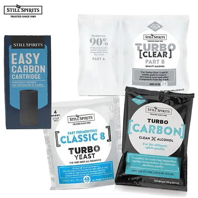 Still Spirits Turbo Classic8 Yeast Carbon Clear EZ Filter Carbon Cartridge • $24.99