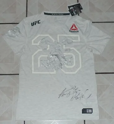 Henry Cejudo Signed Auto'd Ufc 25th Anniversary Walkout Shirt Bas Coa Champ • £144.62