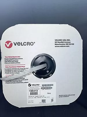 VELCRO® Brand - 1/2  White Nylon Tape Hook 88Adhesive #1000 - 25 Yards - 75 Feet • $16.99