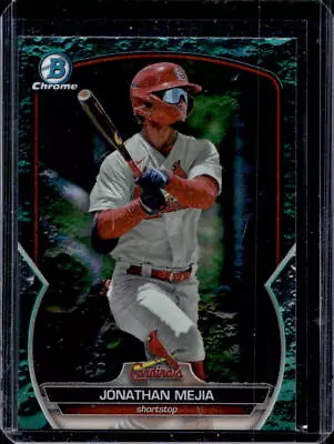 2023 Bowman Chrome Draft Jonathan Mejia Prospect Aqua Crater Refractor #/125 • $0.99