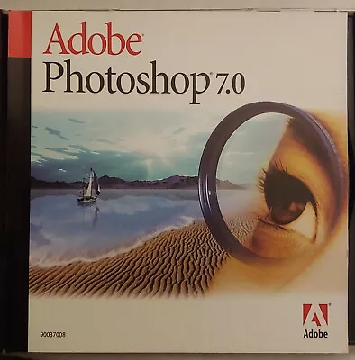 PHOTOSHOP 7.0 CD Education Version W/Serial Product Key Apple MAC EXCELLENT • $75