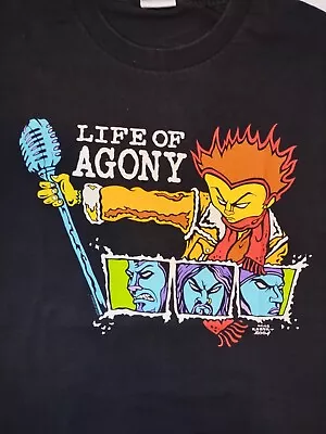 Vintage Life Of Agony 2004 Alan Robert  Design Shirt - Large - Rare • $189.99