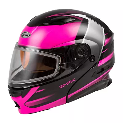 Gmax MD-01S Descendant Black & Pink Modular Snow Helmet Adult Sizes XS - XL • $54.99