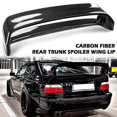 Carbon Black Rear Trunk Spoiler Wing For 1992-1998 BMW 3 Series E36 M3 LTW GT • $255.99