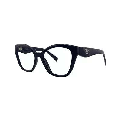 Prada PR 20ZV Black Eyeglasses Frames 54mm 17mm 145mm - 16K-1O1 • $130