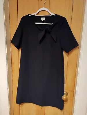 EAST Women's Ladies Tunic Shift Dress Black Size 12 Mad Men 50s Style   • £22.99