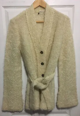 Vintage  Mohair 100% Wool Belted  Cardigan • $39.99