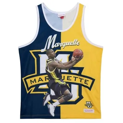 Mitchell & Ness Sublimated Player Tank Jersey Marquette Dwyane Wade Men's NWT • $20.99