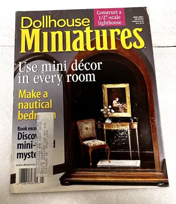 Doll House Miniatures Nutshell News For Crafters May 2001 Magazine Good Shape • $5