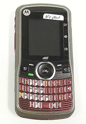 Motorola Clutch I465 - Red And Brown ( Boost Mobile ) IDEN PTT Smartphone • $6.79