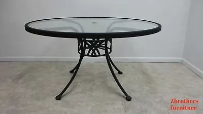 Landgrave Patio Porch Outdoor Round Dining Dinette Table Cast Classics A • $699