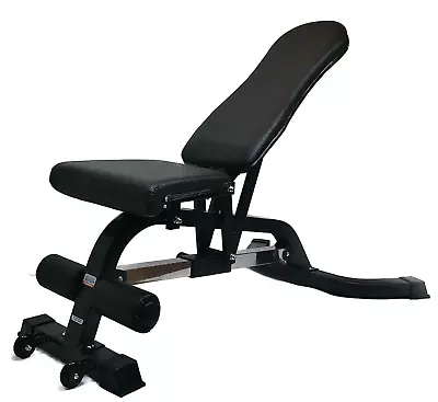 £74.99 • Buy Adjustable Weights Exercise Bench - Incline Decline 6 Settings - Commercial Gym