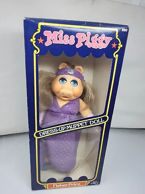 Fisher Price Miss Piggy Dress-Up Muppet #890 Jim Henson Muppet Doll 1981 --NOS • $149.95
