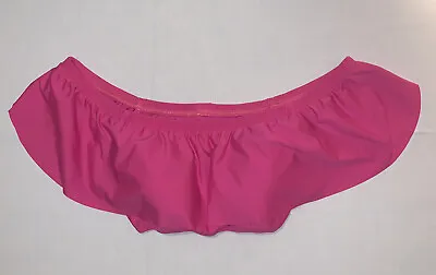 $16.47 • Buy NWT Women’s Tara Grinna Off Shoulder Pink Flounce Bathing Swim Suit Top Size 38