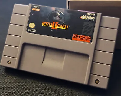 Mortal Kombat II SNES Super Nintendo Game Used Cartridge Only • $13.75