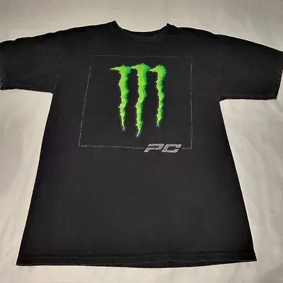 Monster Energy Pro Circuit Tee Medium Adult Black PC Short Sleeve • $11