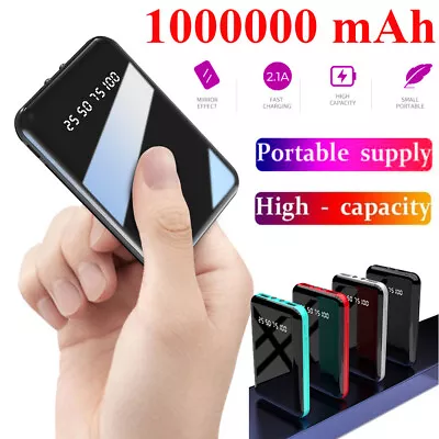 1000000mAh Power Bank Portable External Battery Backup Charger For Cell Phone • $13.93