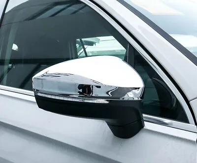 $27.01 • Buy ABS Chrome Accessories Side Door Mirror Cover Trim 2pcs For VW Tiguan 2017-2021
