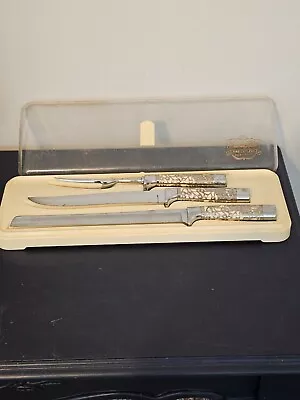 Vintage 1950s Era Carvel Hall Fine Cutlery Wedding Cake Knife Cutting Server Set • $30