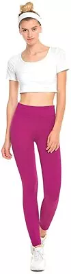 MOPAS Leggings-Women's Fleece Lined Full Length Leggings Free Size-W.Berry Color • $12.99