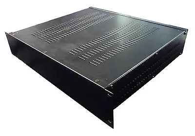 2U Rack Chassis Enclosure Mount Network 19 Inch X 390mm Deep Vented Case • £82.50
