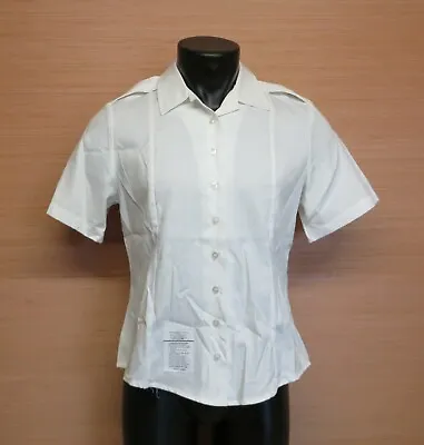 USGI Woman's Army White Tuck-In ASU Dress Uniform Short Sleeve Shirt All Sizes • $12.99