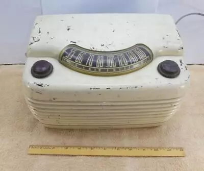 Vintage Philco 48-460 Tube Radio Bakelite Art Deco For Parts Or Repair !! • $59.95