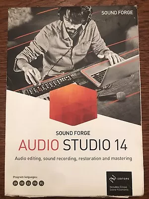 MAGIX Sound Forge Audio Studio 14 Download **Audio Editing Software** NEW • $40