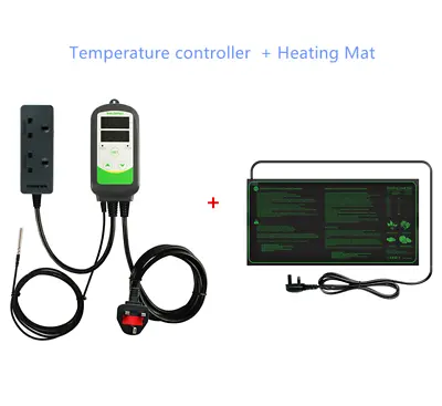 £14.99 • Buy Inkbird Temp Controller Thermostat Heating Mat Warmer Seed Starter Greenhouse UK