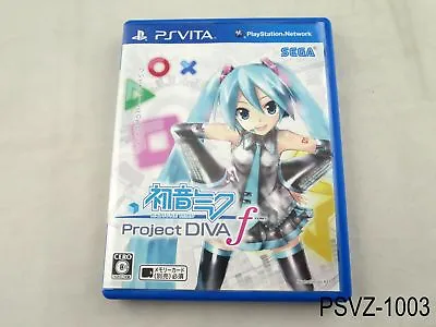 Project Diva F Japanese Import PS Vita PSVita Japan Sega Hatsune Miku US Seller • $17.99