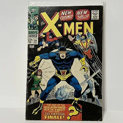 1967 X-Men #39 Origin Of Cyclops!  New Costumes! - Marvel - Solid Copy • $59.99