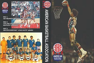 ABA American Basketball Association Highlights Documentary Complete Game 4 DVDs  • $14.99