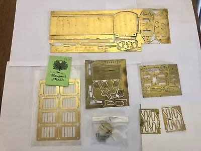 Assorted Etched Brass Accessories WAGON SIDE SEATS WINDOW GRILLS COUPLINGS - O • £15