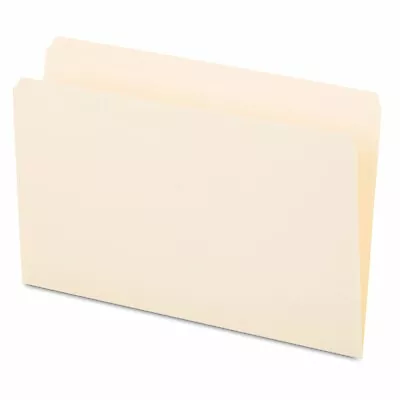 UNIVERSAL File Folders Straight Cut One-Ply Top Tab Legal Manila 100/Box 15110 • $19.99