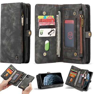 $29.95 • Buy IPhone 13 12 11 Pro Max Mini SE Xs XR 7 8 + CaseMe Magnetic Leather Wallet Case