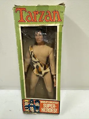 1972 Mego Tarzan 8  Action Figure With Original Box 1305 • $105