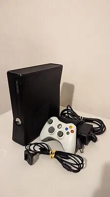 Xbox 360 Console Slim Black 4gb Model 1439 128gb Flash Included  • $160