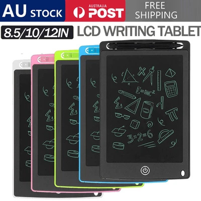 $7.89 • Buy 8.5 / 12  LCD Writing Tablet Drawing Board Colorful Doodle Handwriting Pad OZ