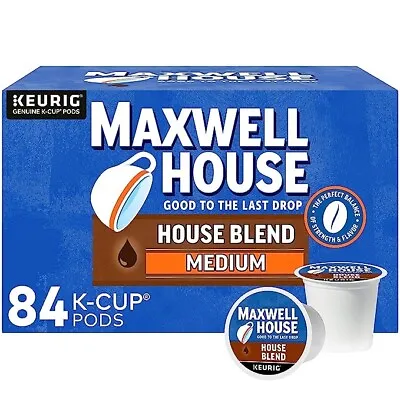 Maxwell House House Blend Medium Roast K-Cup Coffee Pods (84 Pods) • $35.99