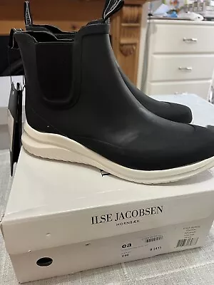 ILSE JACOBSEN RUB03C Short Rubber Boots - UK 8 • £59