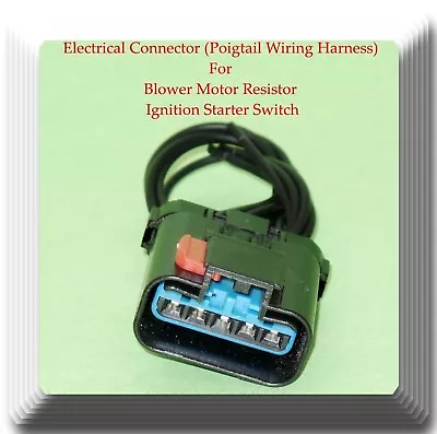 5 Wire Harness Pigtail Connector For Blower Motor & Starter Switch Fits: Dodge & • $15.13