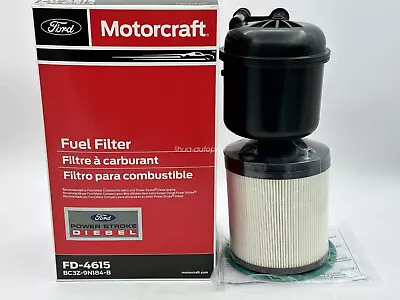 Genuine Diesel Fuel Filter Motorcraft Kit FD-4615 11-16 6.7L Diesel NEW • $17.99
