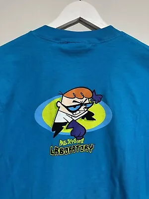 Vintage 90s Dexter's Laboratory T Shirt XL Cartoon Network Anime Nickelodeon • $199.99