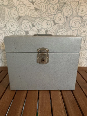 $34 • Buy VTG USA Excelsior Stamford Conn. Metal Security/File Locking Box  Key/Handle