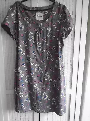 Size 16 Mistral Multi Print Tunic Dress 100% Cotton • £9.99