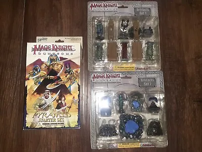 Mage Knight Starter Lot - DnD - HeroClix - Mage Knight Dungeon Pyramid - Sealed • $40.24