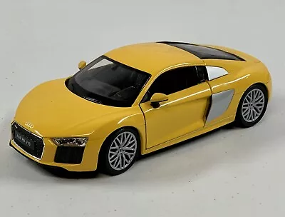 *BRAND NEW* 1:24 Welly Diecast Car Audi R8 V10 Yellow • $24.95