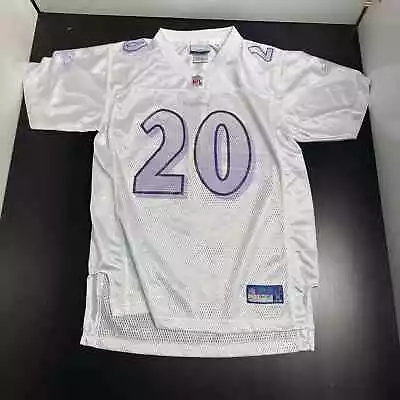 Youth Reebok NFL Baltimore Ravens Ed Reed Active White XL Jersey 604 • $10