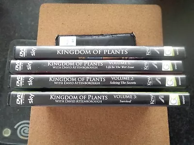 David Attenborough Kingdom Of Plants 4x Dvd's Free P&P • £6.99