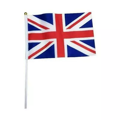 Union Jack Flags X10 Waving Hand NEW Event Party Royal King Charles Coronation • £1.99